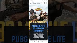 Pubg lite tekin bc olish