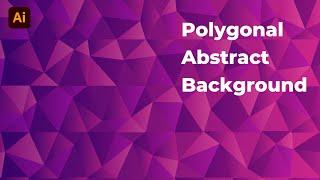 How to make polygonal abstract Background in Adobe Illustrator