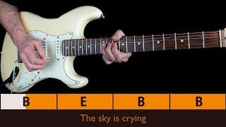 THE SKY IS CRYING - STEVIE RAY VAUGHAN - PLAY ALONG