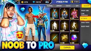 Free Fire Making POOR NOOB Kid Id RICH And PRO In 10,000 Diamonds -Garena Free Fire