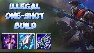 PANTHEON ONE SHOTS EVERYONE WITH BUFFED ITEMS! (RUNES AND BUILD) WILD RIFT