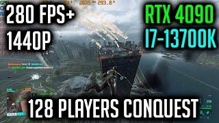 Battlefield 2042 - 1440P 128 Players Conquest Max Settings! RTX 4090 + I7-13700K