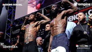 Errol Spence vs. Terence Crawford Full Weigh In & FACE OFF