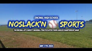 The Encinal Jets Varsity Baseball Practice After Their League Championship Game