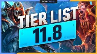 NEW TIER LIST for PATCH 11.8 - League of Legends