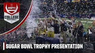 [FULL] Notre Dame’s trophy presentation after winning the Sugar Bowl | ESPN College Football