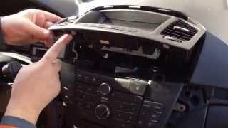 Opel Insignia - как разобрать панель приборов. How to disassemble the dashboard Opel Insignia