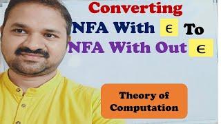 converting nfa with epsilon to nfa without epsilon with example || FLAT | TOC||Theory of Computation