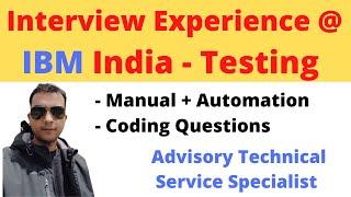 I clear IBM Interview | Automation Testing | Questions Asked and Technical Rounds Salary Negotiation