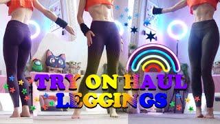 TRY ON HAUL  LEGGINGS & CROP TOPS