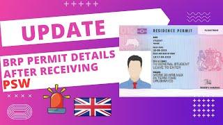 How To Update New BRP Permit Details With UKVI