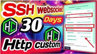 How to Set Up HTTP Custom VPN with 30-Day WebSocket Account | Step-by-Step Guide