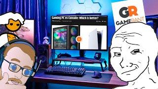 Console vs PC - GameRant Has NO Idea What They’re Talking About