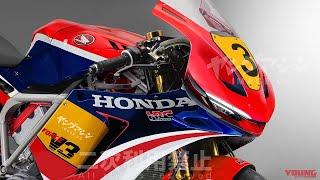 V3R, the official name of Honda's first electric turbocharged superbike