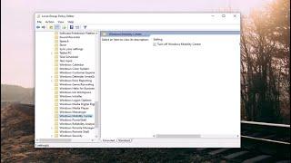 How to Disable Windows Mobility Center in Windows 10/11 [Tutorial]
