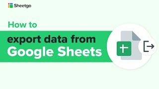 Export data from Google Sheets