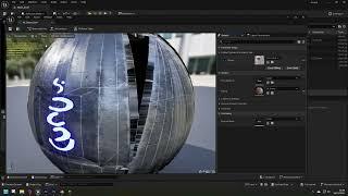 Rendering the wireframe using Blender, Substance Painter and Unreal Editor