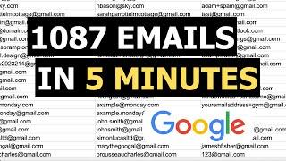 Bulk Email Scraping from Google | DON'T MISS IT