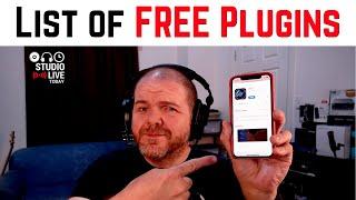 List of FREE audio unit plugins for iOS (iPhone/iPad AUv3)