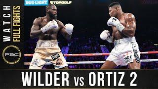 Wilder vs Ortiz 2 FULL FIGHT: November 23, 2019