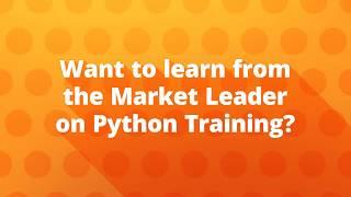 Best Python Training in Bangalore | www.myTectra.com