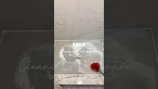 Daily #cleaningmotivation #clean #asmrcleaning #cleaningvideos #asmr #cleantok #shower #bathroom #4U