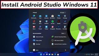 How To Install Android Studio On Windows 11| Android Studio Installation With SDK