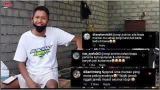 Berapa Kali Nyemprek Sehari ?? Bales in Pertanyaan Netizen Racing | #qnaWegiAndrian