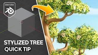 How to make a stylized tree - Blender Tutorial