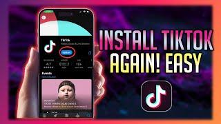 How To Download TikTok Back If You Deleted It ! EASY