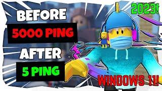 How To Fix HIGH PING In Roblox! - Get Less Ping For PC! (2023)