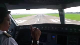 Airbus A330 Taxi-TakeOff from Soekarno Hatta int Airport