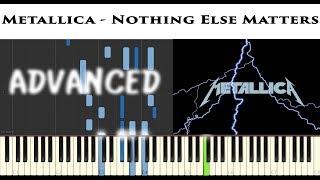 Metallica - Nothing Else Matters | Synthesia Piano Tutorial + Sheet by James Morrison BCN