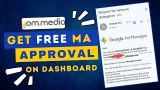 Yomdigi Media Free MA Approval On Dashboard Without Adsense Approval 2024