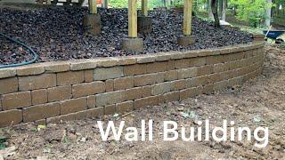 Fixing Very Steep Problem Area by Building a Wall