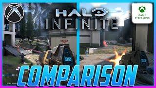 Halo Infinite Xbox Cloud vs Series X Quality Comparison