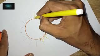 How to draw sun for kids @mygraphics