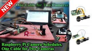 Raspberry Pi Camera Scheduler, One Cable for Two Cameras | Stay at Home #Shorts