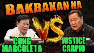 NAGKASUBUKAN! CONGRESSMAN MARCOLETA VS JUSTICE CARPIO (THROWBACK)