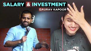 Reaction | SALARY & INVESTMENT | Gaurav Kapoor | Stand Up Comedy | Praveshika Katoch