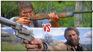 The Last of Us Part 1 Remake vs RDR2 Gameplay Comparison