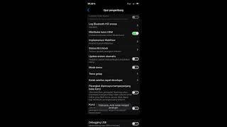 Enable developer mode / opsi pengembang di smartphone Xiaomi