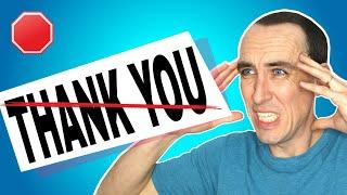  STOP Saying "THANK YOU" | 20 Natural Expressions in British English To Say Thank You