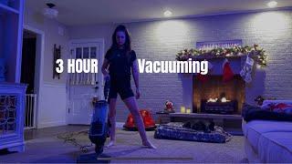 Late Night Vacuuming With Shark Vacuum Cleaner | Cozy Fireplace & Soothing Vacuum Sounds for Sleep