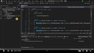 How to open form designer in Visual Studio