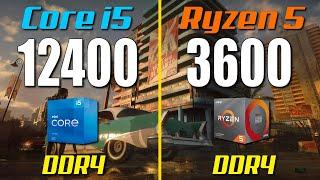 i5 12400F vs. Ryzen 5 3600 | Test in 8 Games