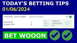 CORRECT SCORE + SURE BANKER OF THE DAY | 01/06/24 | FREE FOOTBALL BETTING TIPS | BIG ODDS