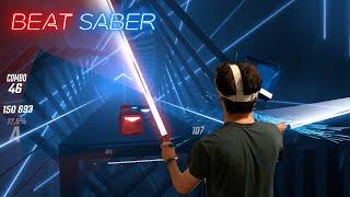 [Beat Saber] Recording a Quest 2 Mixed Reality video without green screen
