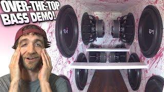 OVER THE TOP Car Audio System... DESTROYS EVERYTHING!!! Ultra Low Bass Drops w/ 10 15" Subwoofers