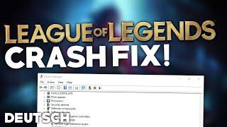 League of Legends: CRASH/STÜRZT ab BEHEBEN! | Problemlösung | Crash fix Deutsch | 2024